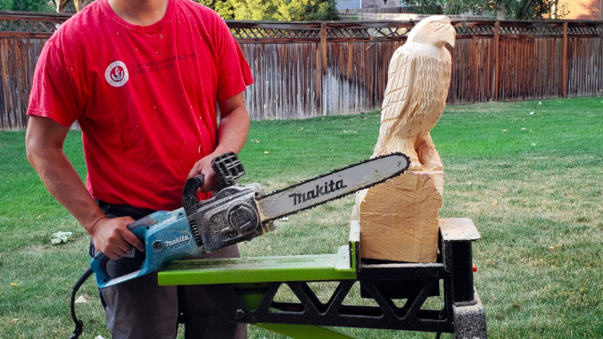 Chainsaw carving deals chain